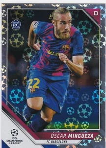 2021-22 Topps UEFA Champions Starball #41 Oscar Mingueza - Barcelona - Rookie - Picture 1 of 1