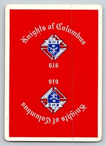 Knights of Columbus 616 Memphis Tennessee Swap Card Five of Diamond Playing Card - Foto 1 di 2