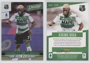 2019-20 Chronicles Prestige Serie A Xtra Points Green /55 Jeremie Boga Rookie RC