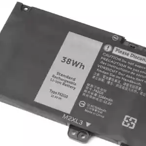 38Wh 11.4V F62G0 Battery for Dell Inspiron 13 5370, 13 7370, 13 7373 Series - Picture 1 of 6