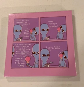 Strange Planet Essen Eis Leinwandbild 8x8 Schöpfer Nathan W Pyle - Bild 1 von 1