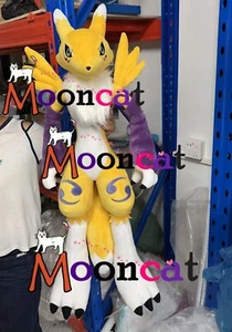80 cm Digimon Renamon Plüschpuppe Stofftier Verkleiden Spielzeug Kissen Digital Monster - Bild 1 von 7
