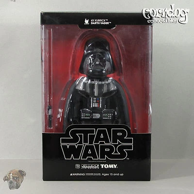 Фигурка Medicom Kubrick Star Wars 400% Darth Vader съемный шлем Takara TOMY - Изображение 1 из 4