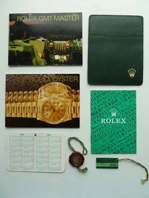 Rolex GMT-Master Booklet set 7 pezzi - tedesco del 3.1994 - - Immagine 1 di 4
