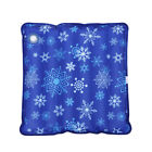  1pc 45x45cm Summer Car Mat Snowflake Pattern Ice Water Cushion Cool Car Seat