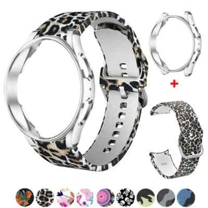 Print Silicone Band+TPU Case For Samsung Galaxy 7 6 5 4 FE 40/44mm Classic/Pro - Picture 1 of 22