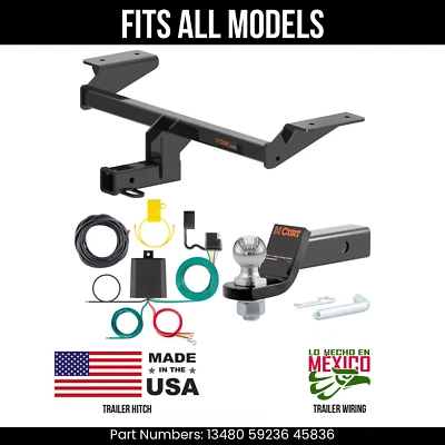 Enganche de remolque para Ford Mustang Mach-E 21-23 cableado de 4 pines bola de 2" se adapta a todas las correas Foto 1 de 4