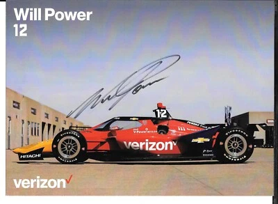 Will Power SIGNED / Autographed   Indy Car #12 Verizon 2022 - Image 1 of 2