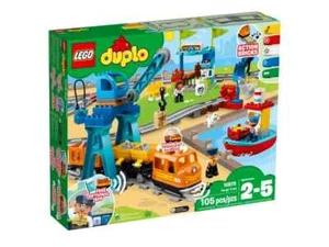 Lego Cargo Train 10875 DUPLO Minifigure Building Set - Picture 1 of 5