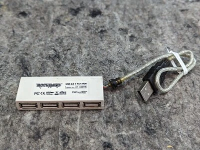 Rock Band Xbox 360 Wii PS2 PS3 USB 2.0 4 Port Hub VP-H209B Dongle Repair (B2) - Image 1 of 4