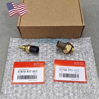 New Cooling Fan Switch & Water Temperature Sensor For Honda Accord CR-V Civic - Image 1 of 4