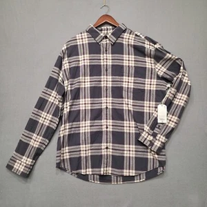 Mutual Weave Mens Multicolored Plaid Long Sleeve Button Up Shirt Size XXL NWT - Picture 1 of 7