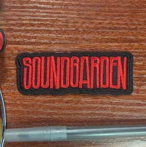 Soundgarden Patch 80s 90s Rock Alternative Grunge Embroidered Iron On 1.25x3.25" - Picture 1 of 3