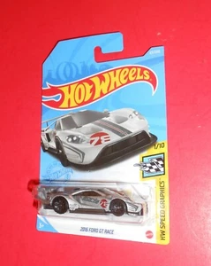 HOT WHEELS 2016 FORD GT RACE 67/250 HW SPEED GRAPHICS BORLA - Picture 1 of 4