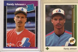 1989 Donruss 'Rated Rookie & UD RC Randy Johnson (RC) - Montreal Expos - Picture 1 of 2