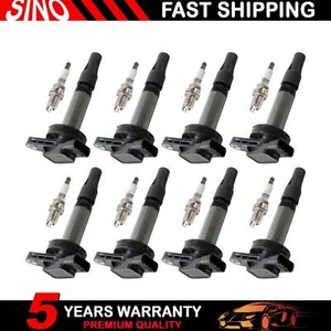 8x Ignition Coil & 8x Iridium Spark Plugs Kit for Jaguar XJR  Vanden Plas S-Type - Picture 1 of 12