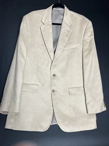 Chaps Ralph Lauren Men Beige Microfiber ULTRA SUEDE Soft Blazer 42L - Picture 1 of 4