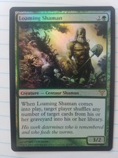 Loaming Shaman FOIL Dissension NM-M Green Rare MAGIC THE GATHERING CARD ABUGames