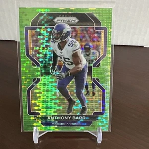 2021 Panini Prizm - Neon Green Pulsar- Anthony Barr #131 - Vikings - Picture 1 of 2