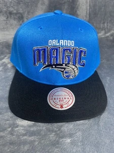 Orlando Magic Hat Cap SnapBack NBA Mitchell Ness 2 Tone Adjustable Nostalgia NEW - Picture 1 of 7