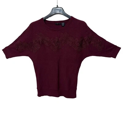 Suéter feminino Preswick & Moore mistura de lã tamanho M negócios casual trabalho de escritório - Imagem 1 de 3