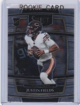 JUSTIN FIELDS ROOKIE CARD Pittsburgh Steelers Bears Football 2021 SELECT RC - Image 1 of 2