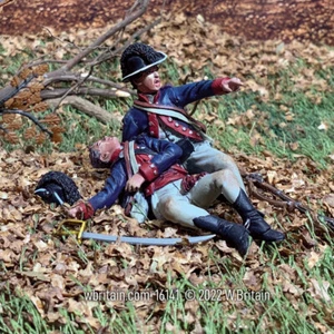 W.Britain 16141 "Officer Down!" Legion of the United States, 1794 (Britains) - Picture 1 of 2