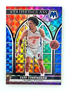 2021-2022 Panini Mosaic RAINBOW Stained Glass Cade Cunningham - Bild 1 von 2