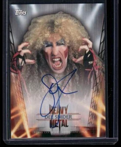 2013 Topps Archives #HMA-DS Dee Snider Heavy Metal Autographs - Picture 1 of 2