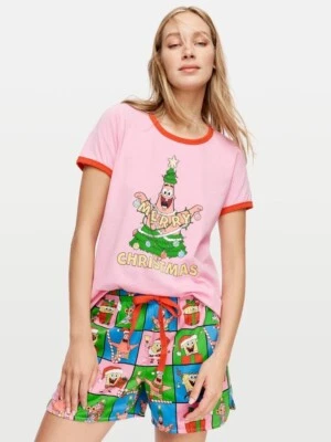 BNWT PETER ALEXANDER LADIES SPONGEBOB XMAS SHORTIE SET SIZE S - image 1 of 3