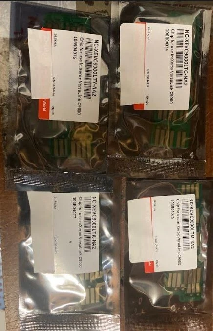 4 x Toner Chip for Xerox VersaLink C9000 106R04074 106R04075 106R04076 106R04077 - Image 1 of 1
