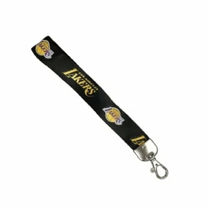 Los Angeles Lakers NBA equipo de baloncesto logotipo pulsera cordón llavero hecho en EE. UU. - Imagen 1 de 1
