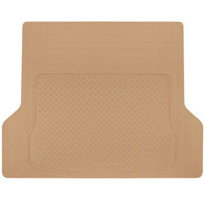 Alfombrilla revestimiento maletero carga para auto SUV camión todo clima ajuste semi personalizado beige Foto 1 de 4