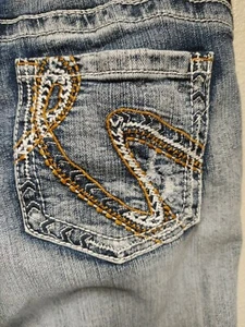 VANITY *** TALLA 27 *** Jeans Cortos Elastizados Violeta *C712D* - Imagen 1 de 4