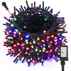 Christmas String Lights Indoor Outdoor - 105 ft 300 LED Low Voltage Waterproof X - Picture 1 of 7