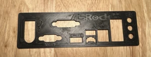 ASRock AB350 Pro4 / Fatal1ty AB350 Gaming K4 Replacement I/O Shield (3D Printed) - Afbeelding 1 van 8
