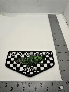 Aal Pa Tah Lodge 237 2006 NOAC Trader Flap Checkerboard OA Order of the Arrow - Picture 1 of 1