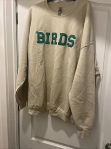 BIRDS Sweatshirt 3XL Eagles Game Day Philadelphia Football Sweatshirt Homemade - Picture 1 of 6