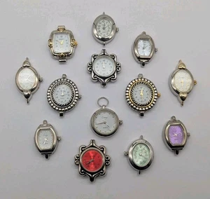 9 - Mix Watch Faces zum Auffädeln 9 Stück FORM KUNSTHANDWERK LOT 0 - Bild 1 von 15