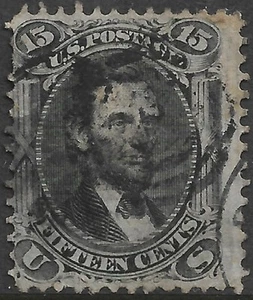 United States #98 15c. Lincoln Issue Used Fine F Grill - Bild 1 von 2