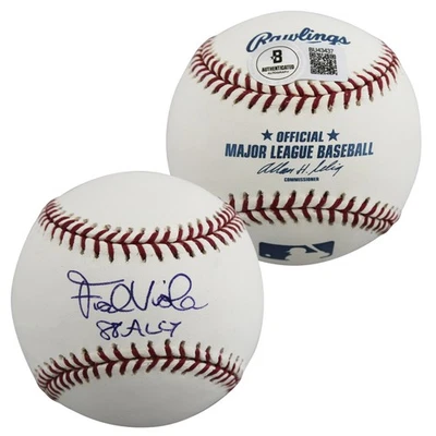 Gemelos Frank Viola "88 AL CY" Auténtico Firmado Selig OML Béisbol BAS #BU43437 Foto 1 de 4