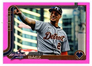 2025 Topps Update All-Star Game Pink Foil Javier Baez Tigers #ASG-13 - Bild 1 von 2