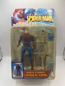 2006 Marvel Spider-Man Spider Man Quick Change Toy Biz 6" Figure Boxed New - Imagen 1 de 13