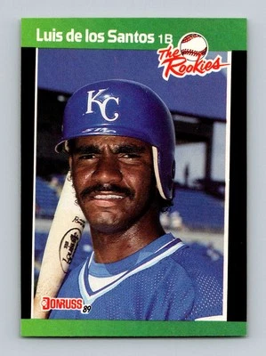 1989 Donruss The Rookies #33 Luis de los Santos - Image 1 of 2