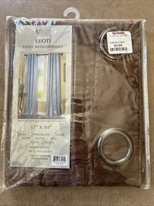 Victoria Classics Leoti Grommet Panel, Taupe, 52” x 84" - Picture 1 of 4