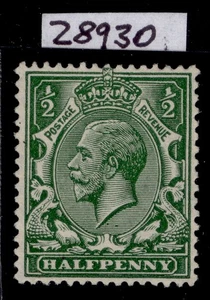 GB GV SG351 SPEC N14(-), 1/2d MUY profundo amarillo-verde, LH COMO NUEVO. CERTIFICADO HENDON - Imagen 1 de 1