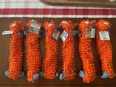 Case Of 6 Floppy Dog Loofa Stuff-less Dog Toy - Image 1 of 4