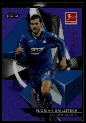 2020-21 Topps Finest Bundesliga #44 Florian Grillitsch Purple #/250 SN - Image 1 of 2