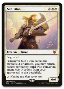 Sun Titan #82 (NM) Commander 2015 C15 Magic MTG - Picture 1 of 2