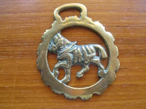 Vintage British  3" Horse Brass Design Medallion - Picture 1 of 3